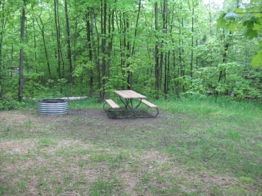 Site 15, photo 2 of 3 · from midnrreservations.com (the park's booking system)
