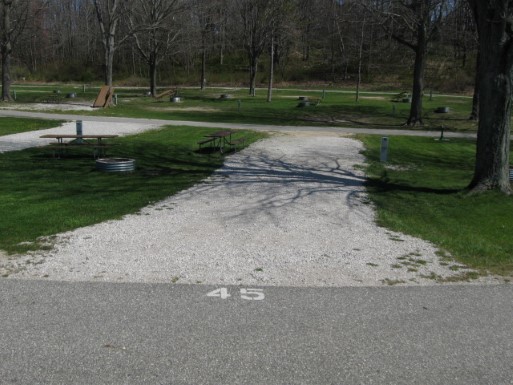 Site 45, photo 3 of 3 · from midnrreservations.com (the park's booking system)