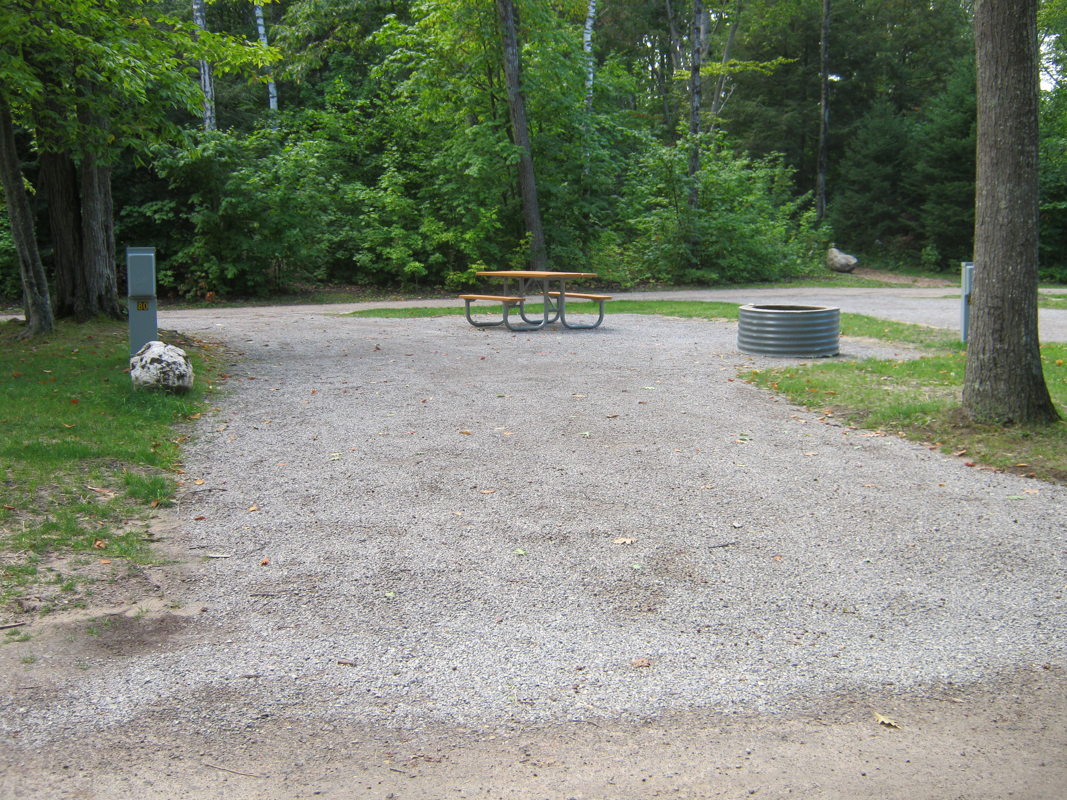 Site 80, photo 2 of 2 · from midnrreservations.com (the park's booking system)