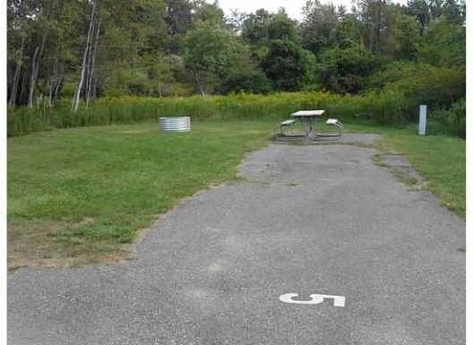 Site E5, photo 2 of 2 · from midnrreservations.com (the park's booking system)