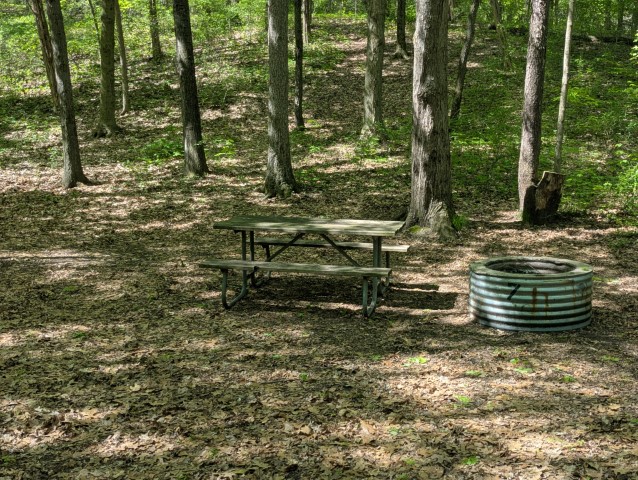 Site B7, photo 2 of 3 · from midnrreservations.com (the park's booking system)
