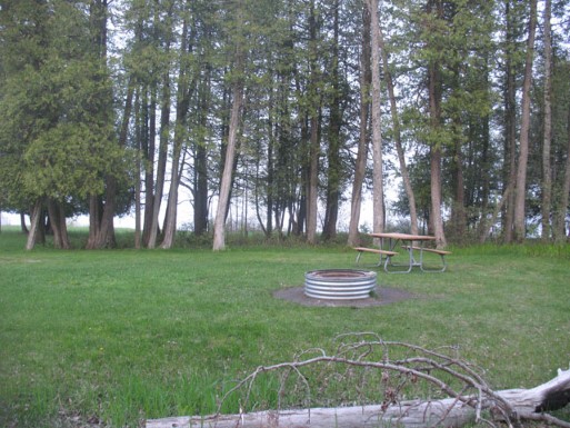 Site 153, photo 2 of 3 · from midnrreservations.com (the park's booking system)