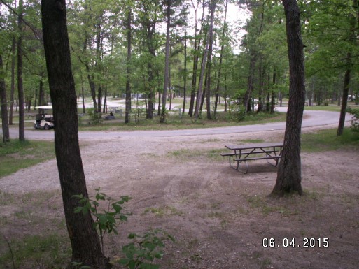 Site 166, photo 2 of 3 · from midnrreservations.com (the park's booking system)