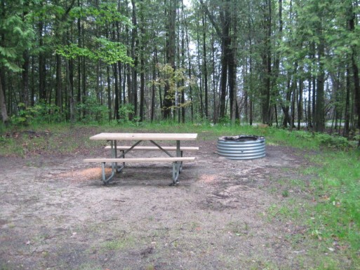 Site 10, photo 2 of 3 · from midnrreservations.com (the park's booking system)