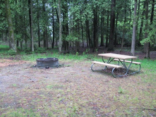 Site 5, photo 2 of 3 · from midnrreservations.com (the park's booking system)