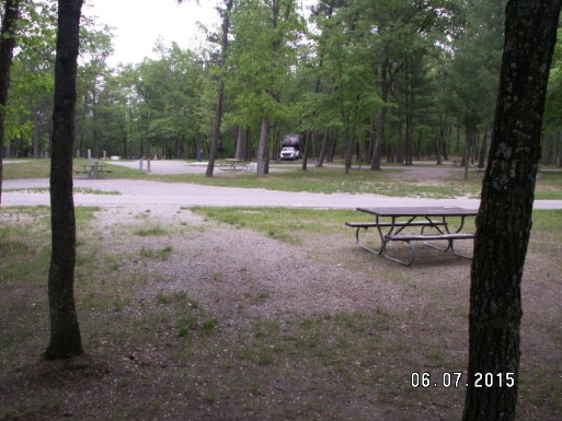 Site 165, photo 2 of 3 · from midnrreservations.com (the park's booking system)