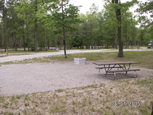 Site 160, photo 3 of 3 · from midnrreservations.com (the park's booking system)