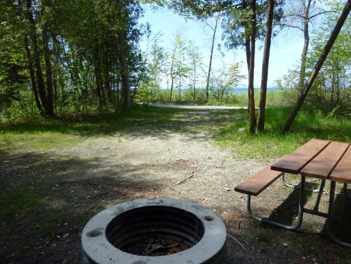 Site 43, photo 2 of 2 · from midnrreservations.com (the park's booking system)