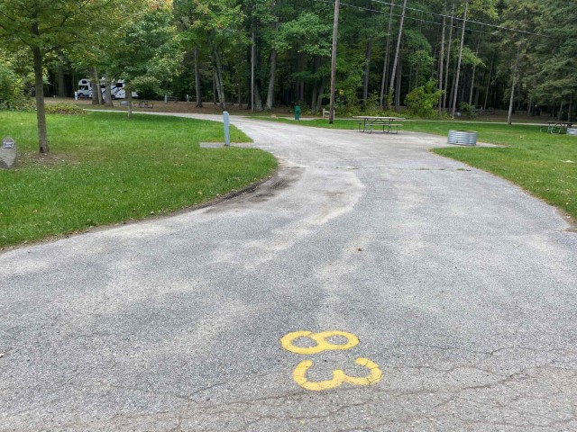 Site 83, photo 2 of 3 · from midnrreservations.com (the park's booking system)