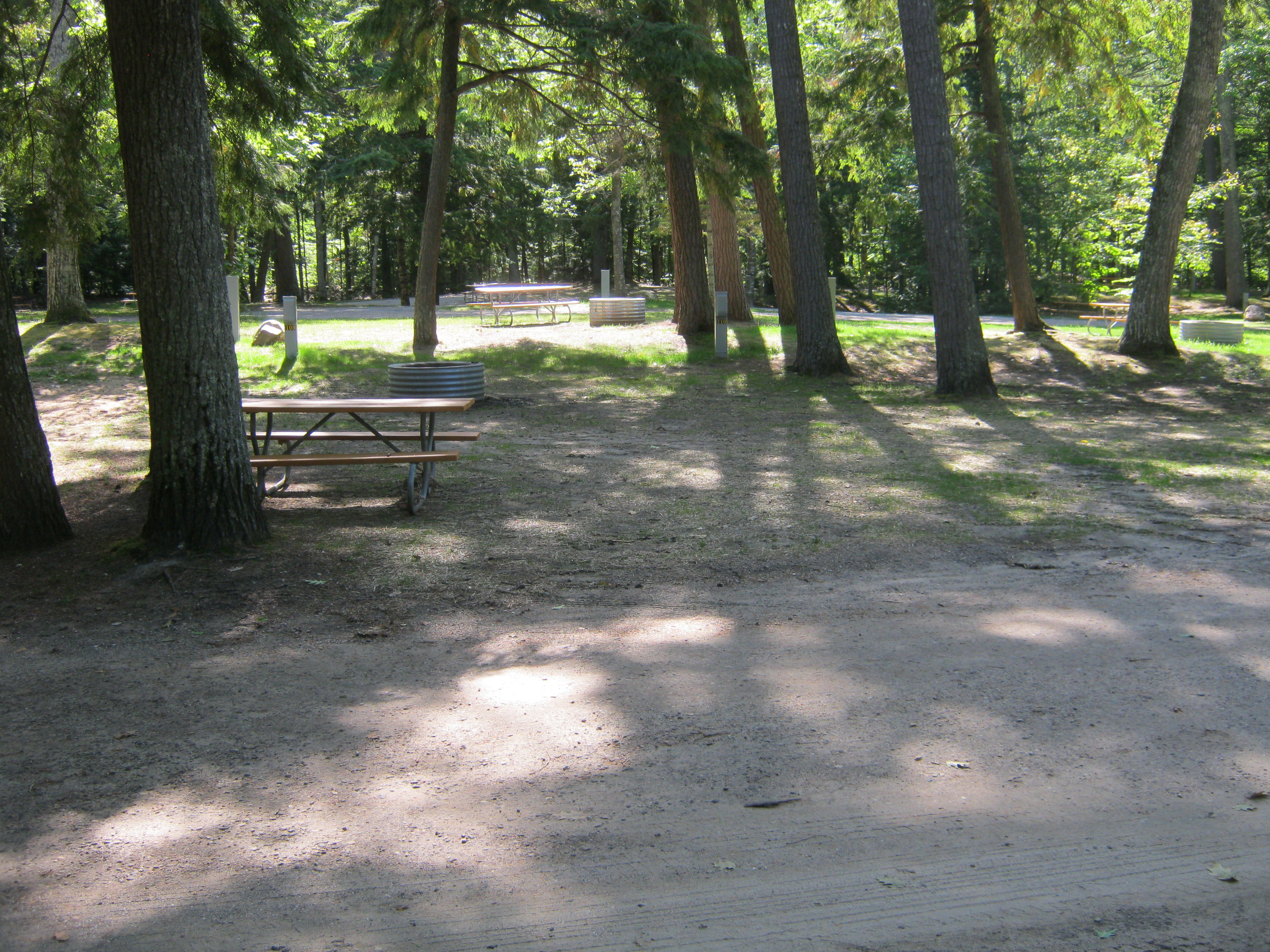 Site 110, photo 2 of 2 · from midnrreservations.com (the park's booking system)