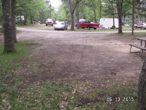Site 124, photo 2 of 3 · from midnrreservations.com (the park's booking system)