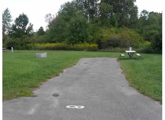 Site E8, photo 2 of 2 · from midnrreservations.com (the park's booking system)