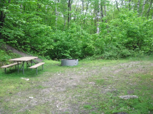 Site 73, photo 2 of 3 · from midnrreservations.com (the park's booking system)
