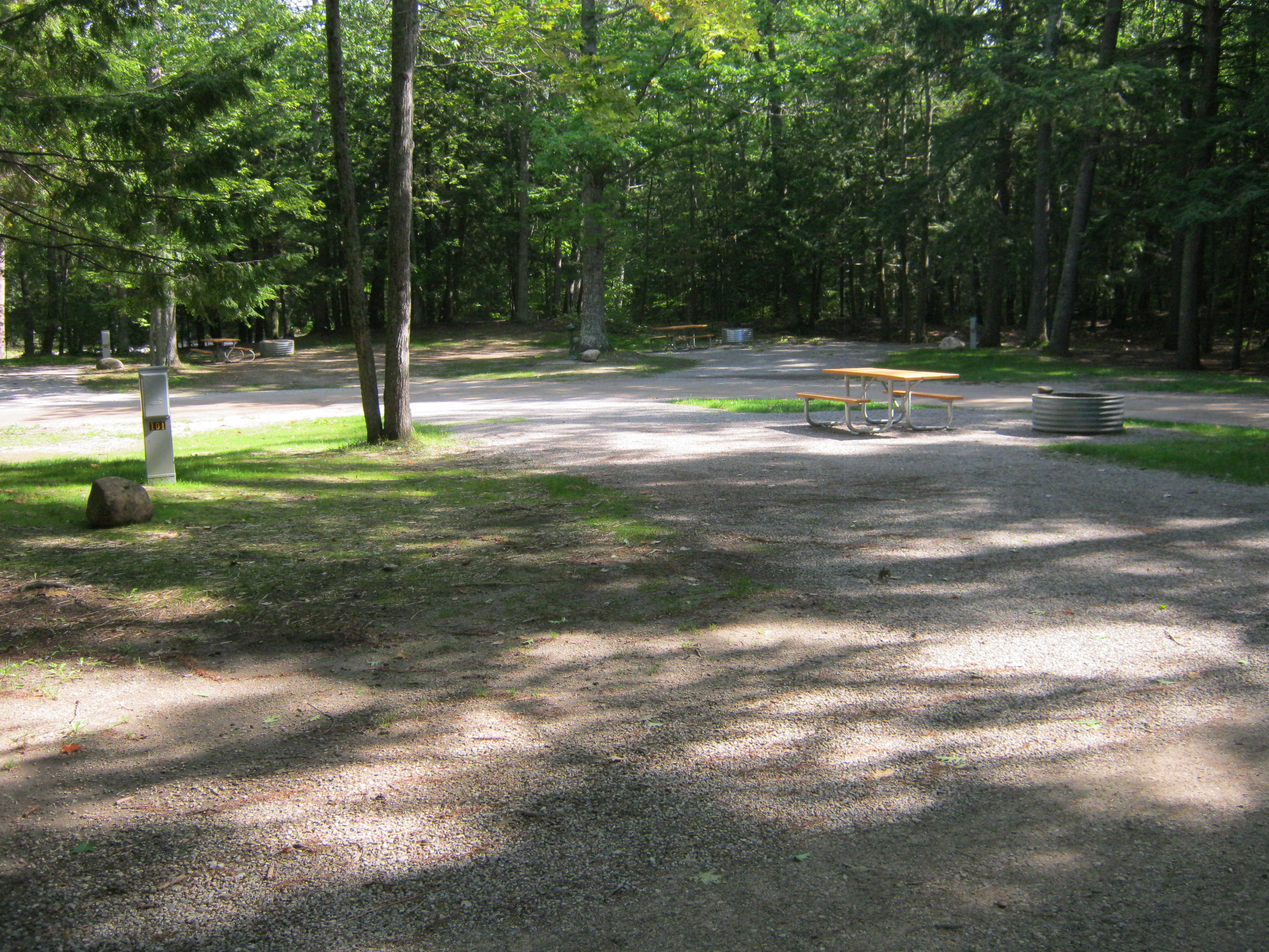 Site 101, photo 2 of 2 · from midnrreservations.com (the park's booking system)