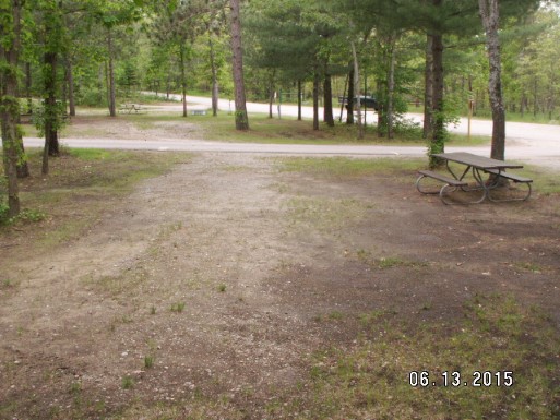 Site 102, photo 2 of 3 · from midnrreservations.com (the park's booking system)