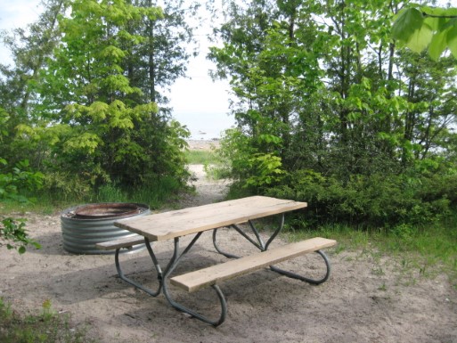 Site 33, photo 2 of 3 · from midnrreservations.com (the park's booking system)