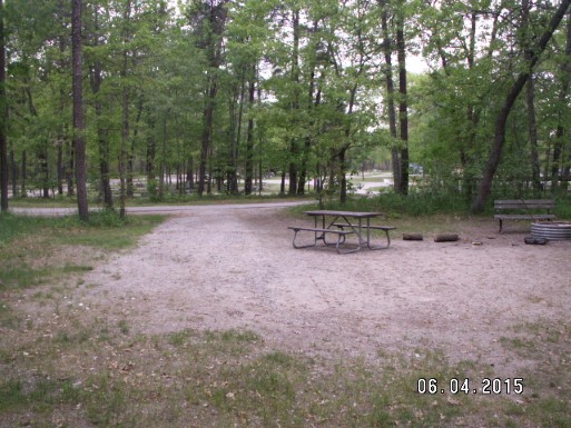 Site 164, photo 2 of 3 · from midnrreservations.com (the park's booking system)