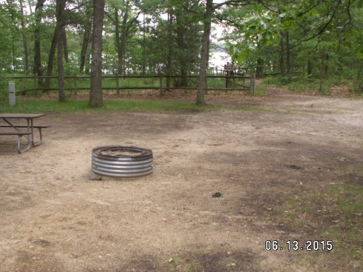 Site 124, photo 3 of 3 · from midnrreservations.com (the park's booking system)