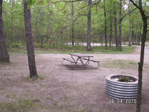 Site 166, photo 3 of 3 · from midnrreservations.com (the park's booking system)