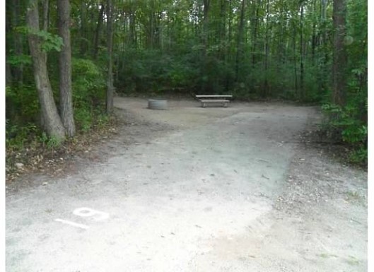 Site E19, photo 2 of 2 · from midnrreservations.com (the park's booking system)