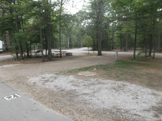 Site 123, photo 2 of 2 · from midnrreservations.com (the park's booking system)
