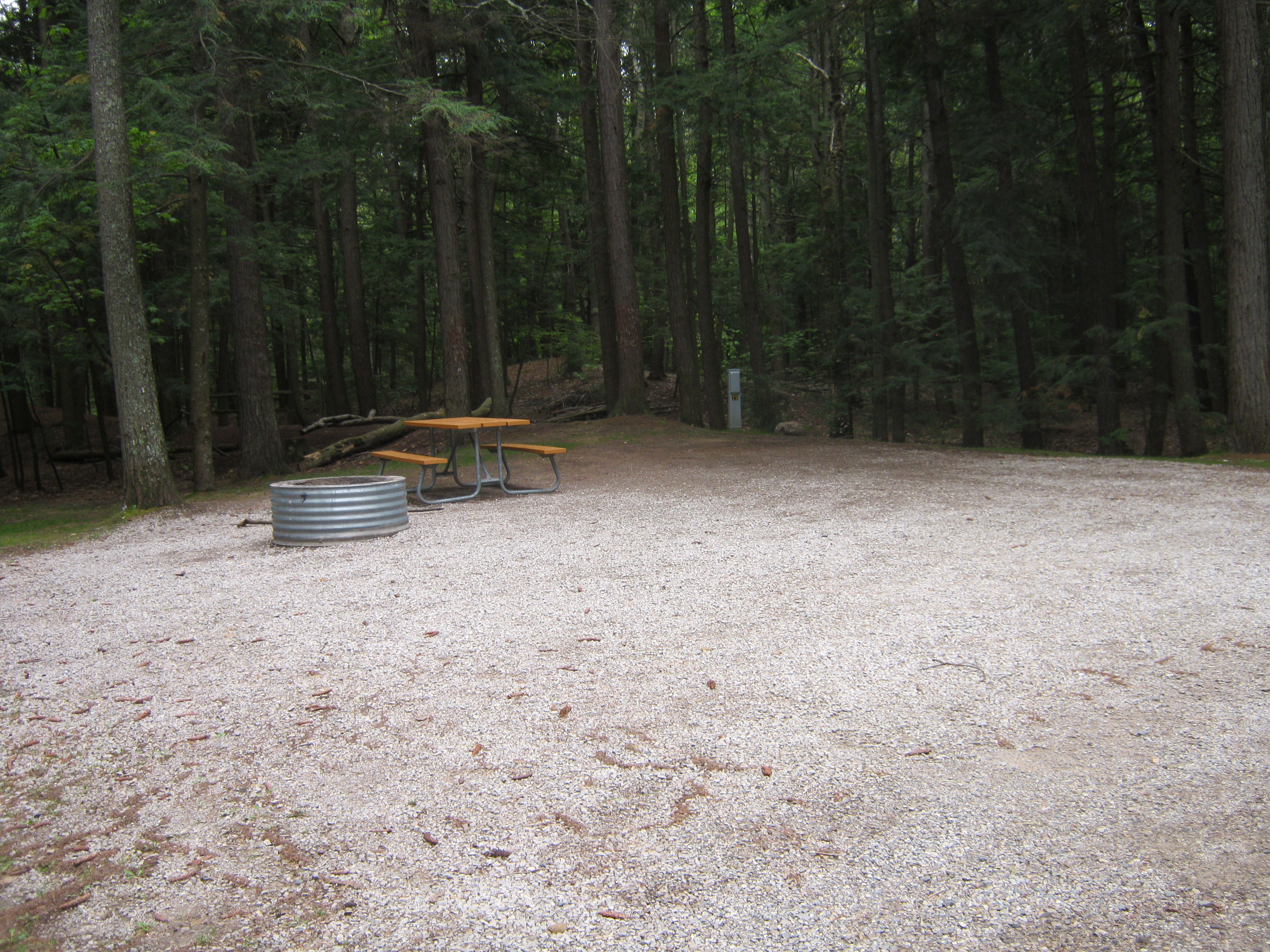 Site 75, photo 2 of 2 · from midnrreservations.com (the park's booking system)