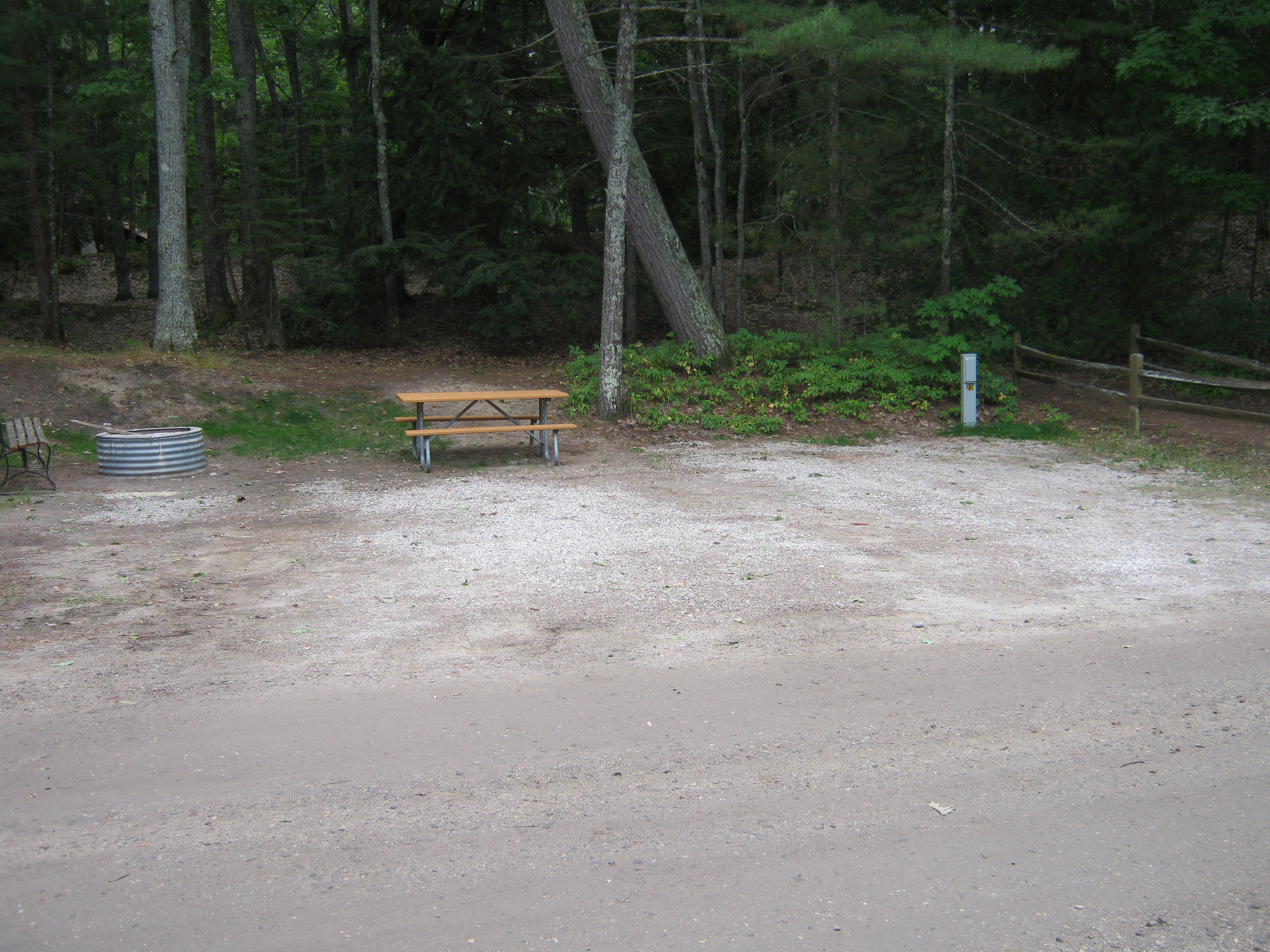 Site 22, photo 2 of 2 · from midnrreservations.com (the park's booking system)