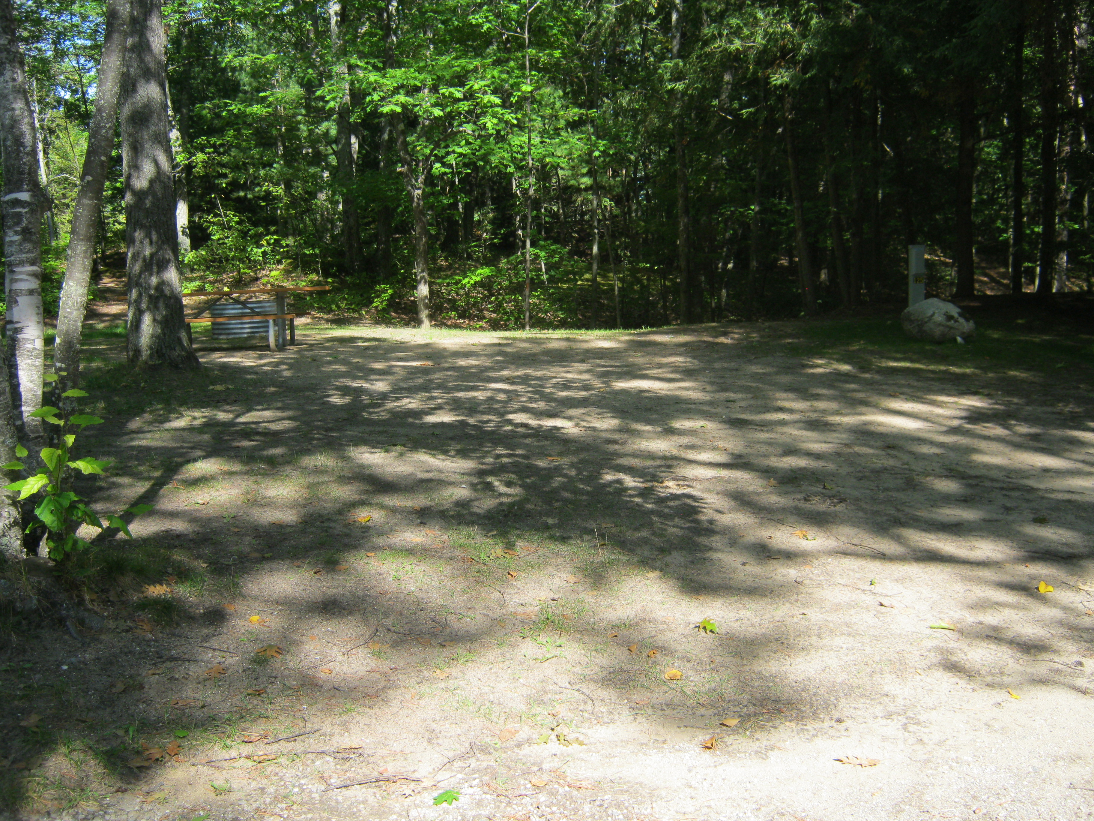 Site 125, photo 2 of 2 · from midnrreservations.com (the park's booking system)