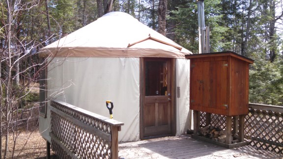 Site Teddy Lake Yurt, photo 3 of 4 · from midnrreservations.com (the park's booking system)
