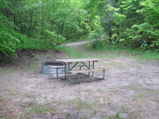 Site 23, photo 2 of 3 · from midnrreservations.com (the park's booking system)