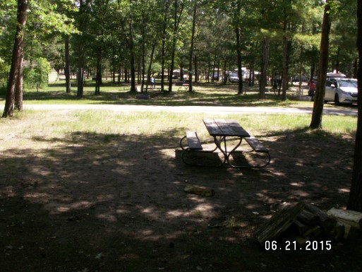 Site 218, photo 2 of 3 · from midnrreservations.com (the park's booking system)