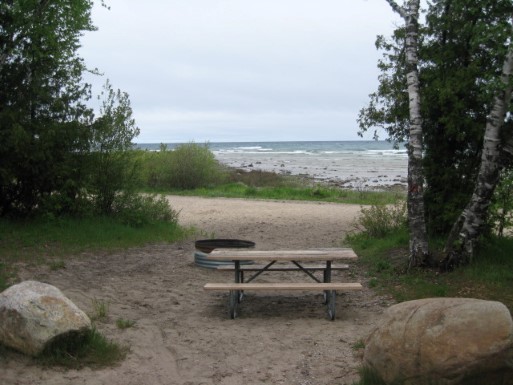 Site 35, photo 2 of 3 · from midnrreservations.com (the park's booking system)