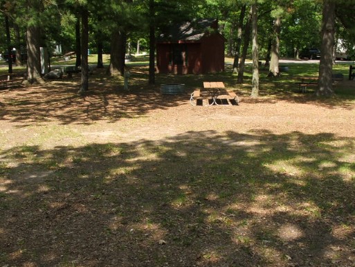 Site 64, photo 2 of 3 · from midnrreservations.com (the park's booking system)