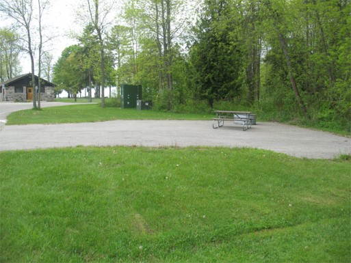 Site 140, photo 3 of 3 · from midnrreservations.com (the park's booking system)