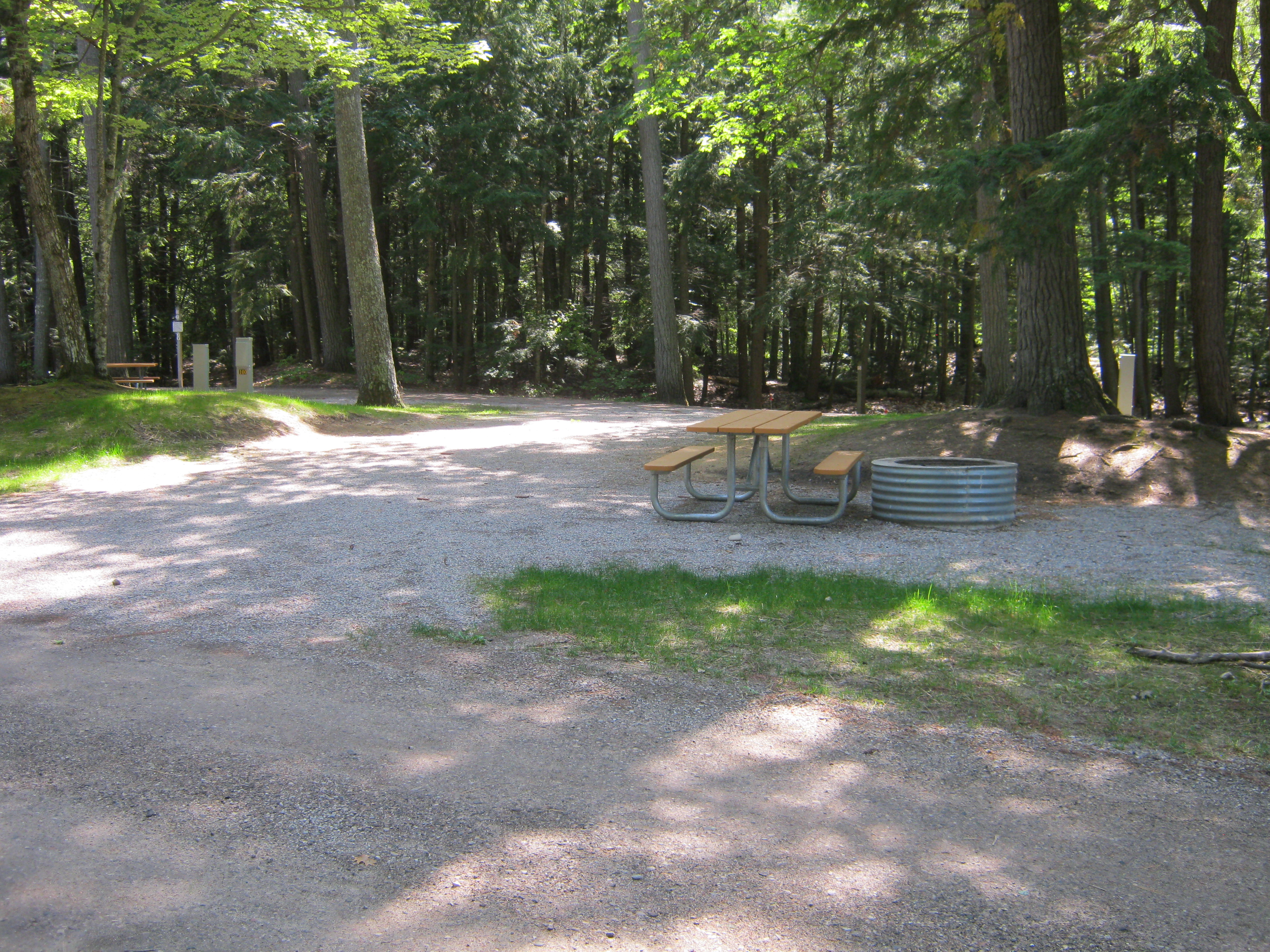 Site 100, photo 2 of 2 · from midnrreservations.com (the park's booking system)