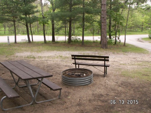 Site 101, photo 3 of 3 · from midnrreservations.com (the park's booking system)