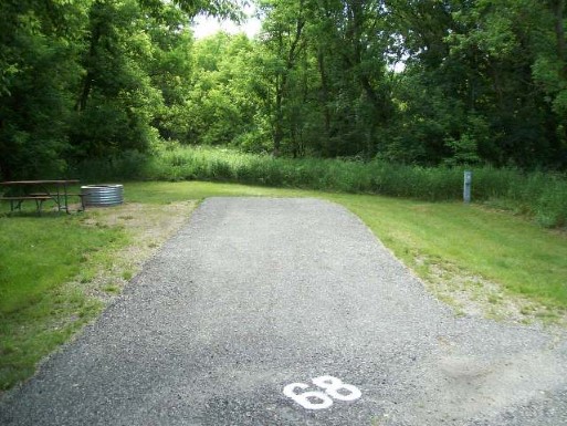Site 68, photo 2 of 2 · from midnrreservations.com (the park's booking system)