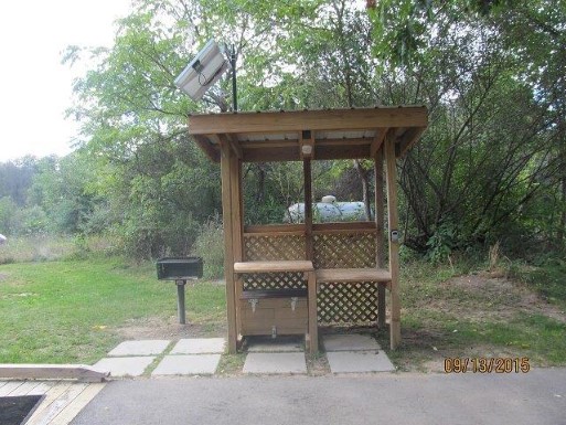 Site Bruin Lake Yurt, photo 2 of 4 · from midnrreservations.com (the park's booking system)