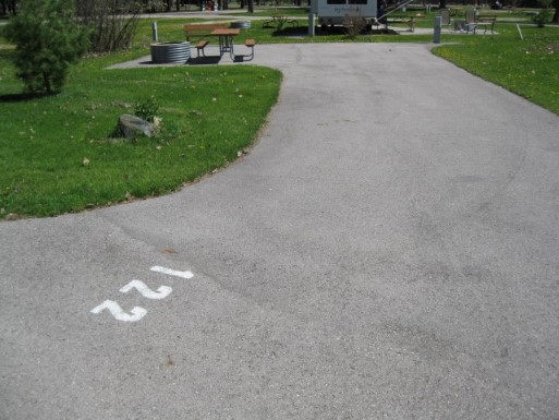 Site 122, photo 2 of 3 · from midnrreservations.com (the park's booking system)