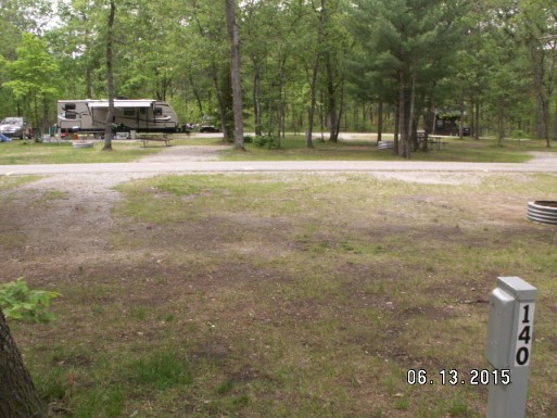 Site 150, photo 2 of 3 · from midnrreservations.com (the park's booking system)
