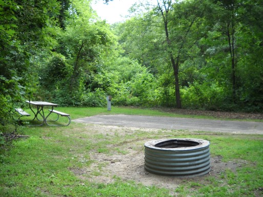Site G6, photo 2 of 2 · from midnrreservations.com (the park's booking system)