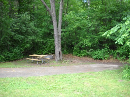 Site G9, photo 2 of 2 · from midnrreservations.com (the park's booking system)