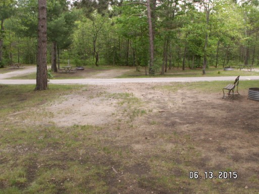 Site 101, photo 2 of 3 · from midnrreservations.com (the park's booking system)